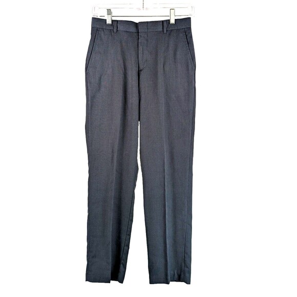 Izod Boys Dress Pants Size 14 Regular Blue Flat Front - Picture 1 of 12